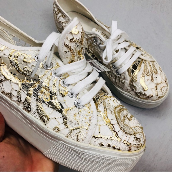 superga macrame platform